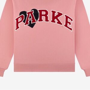Pink Sweatshirt with Heart Design